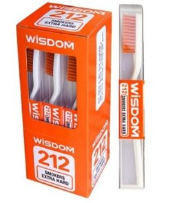 Wisdom 212 Smokers Extra Hard Toothbrush (Pack of 2)