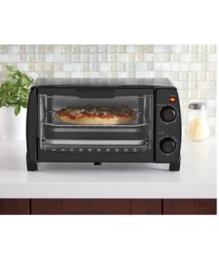 Toaster Oven - Mainstays 4 Slice Black